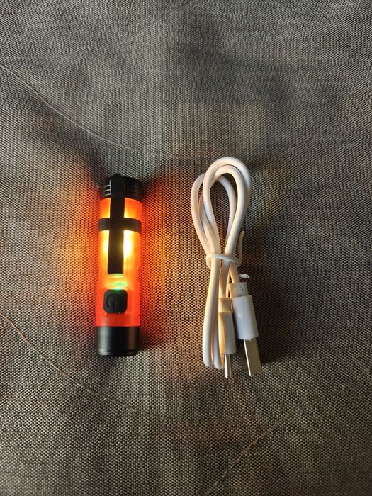 GOPEAK kieszonkowa mini latarka LED pomarańczowa