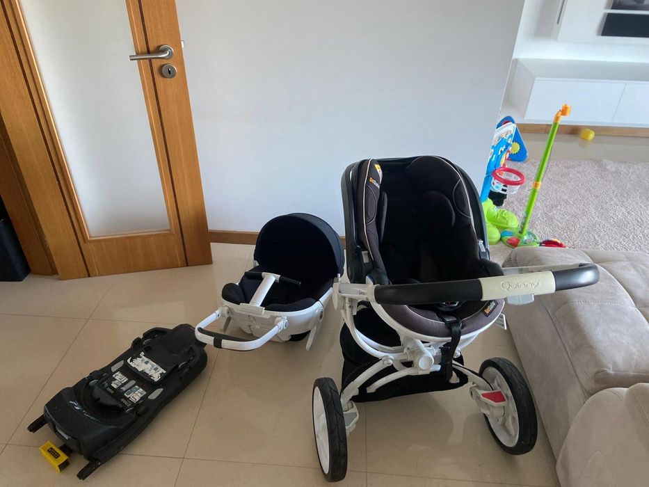 Pack Mobilidade Bebé  Carrinho Quinny Moodd + Cadeira Auto BeSafe