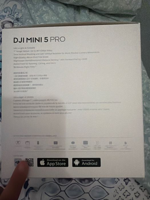 VENDO DRONE DJI MINI 5 fly more combo RC2 NOVO!