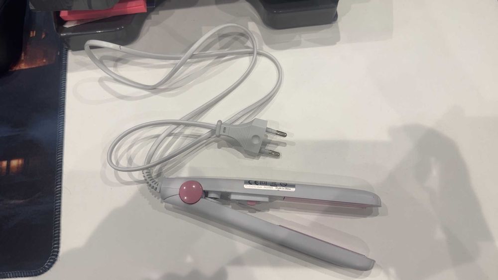 Mini prancha de cabelo