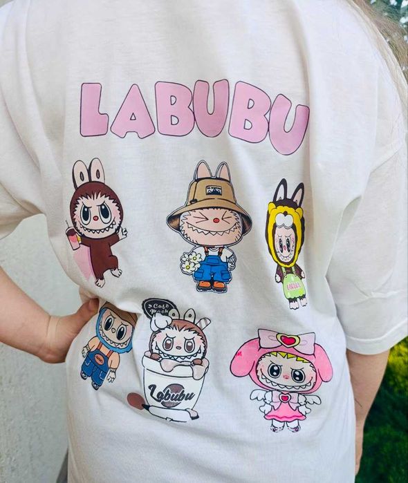 Футболки з labubu на дівчинку від 5 до 14 років