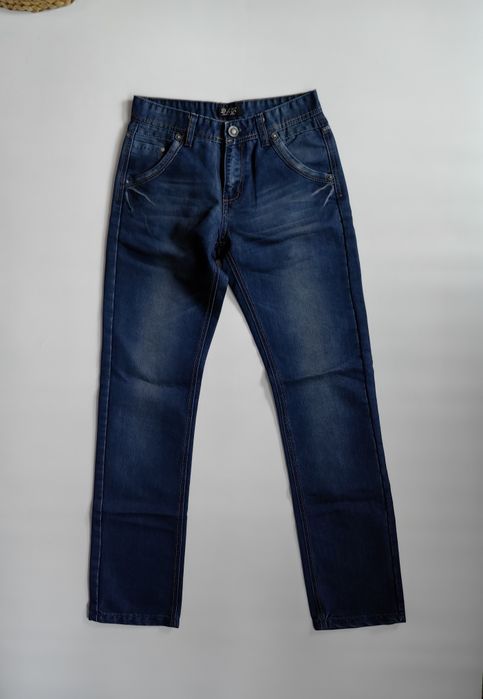 Nowe granatowe jeansy męskie D&K 29