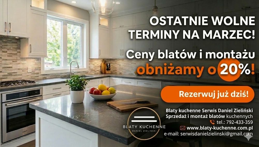 Racibórz blaty kuchenne blat kuchenny sprzedaż możliwy montaż