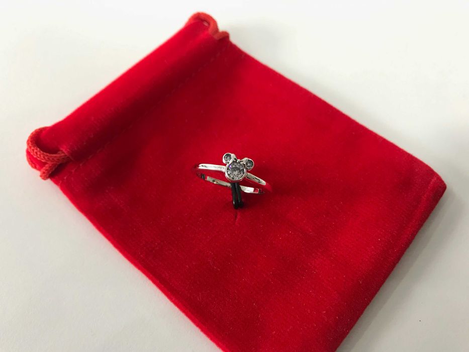 Anel Disney Minnie Mouse Pandora em Prata de Lei 925 Novo!