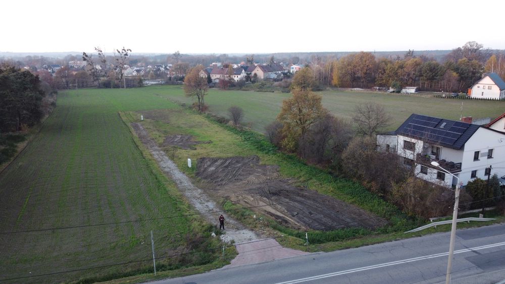 Działka budowlana Nędza ul Jana Pawła II, 768m2, uzbrojona