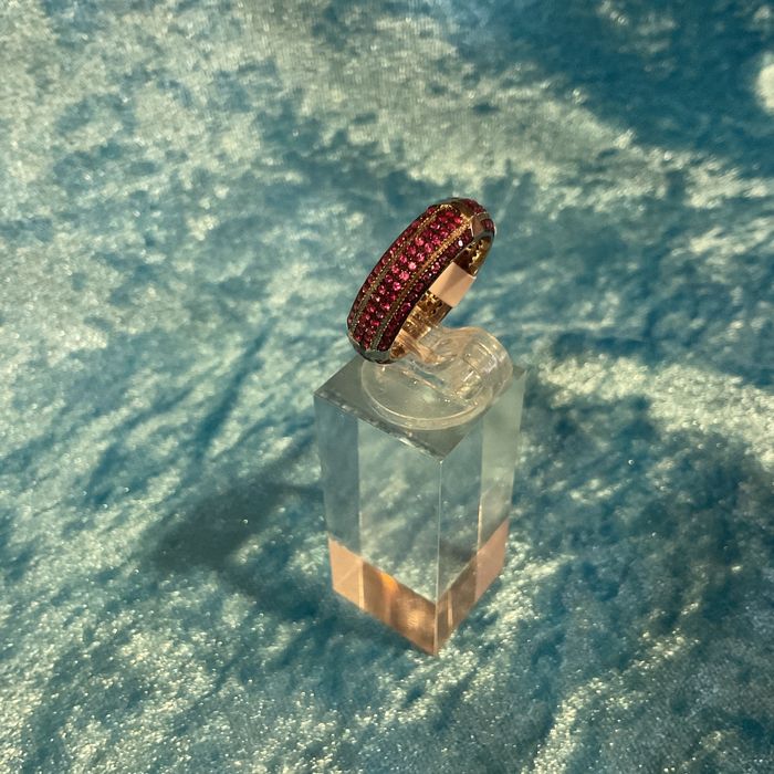 Anel aliança prata banho ouro T,18 /Outros anúncios abaixo