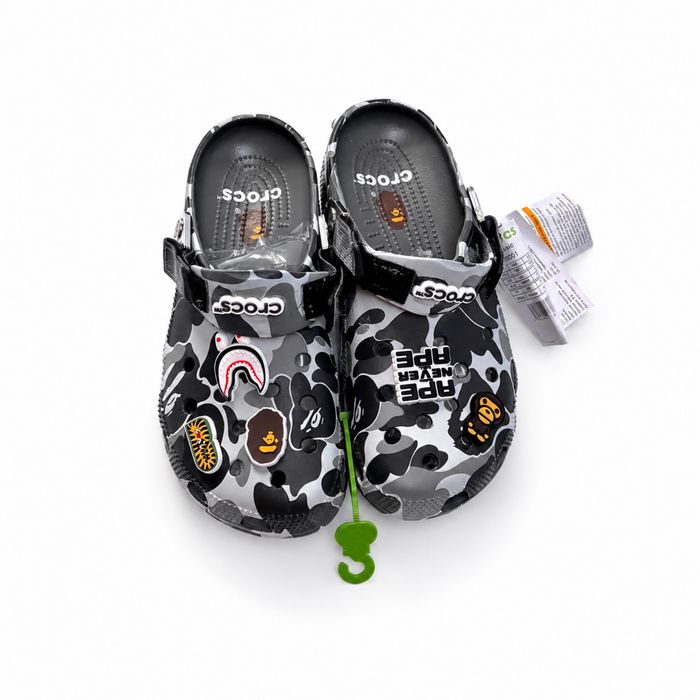 В НАЯВНОСТІ Crocs x Bape | крокси бейп | кроксы A Bathing Ape