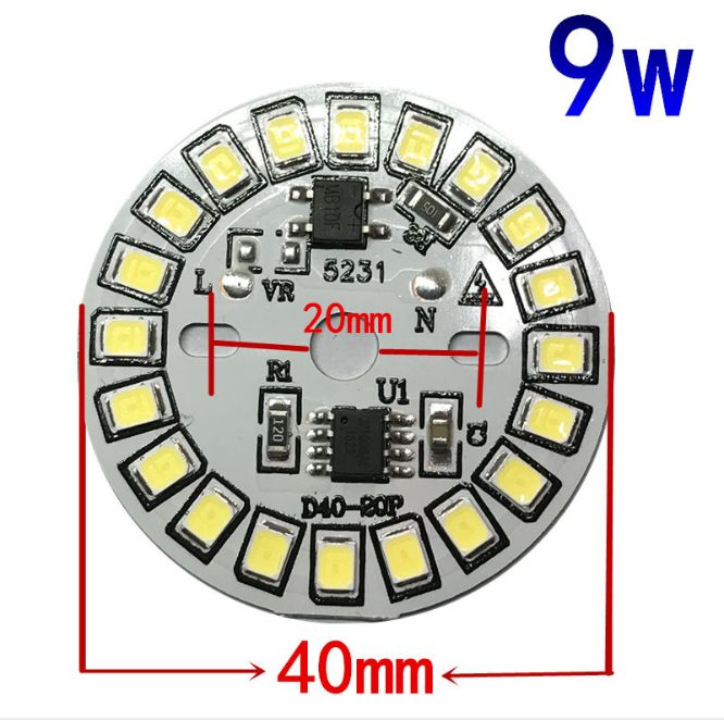 LED світлодіодний модуль плата 220v ремонт лампа 18w 12w 15w 7w 5w 9w