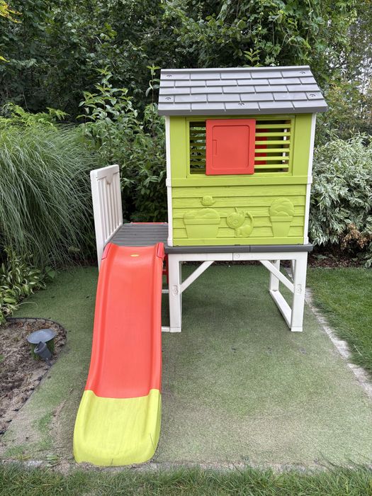Smoby domek na palach zjeżdżalnia drabinka