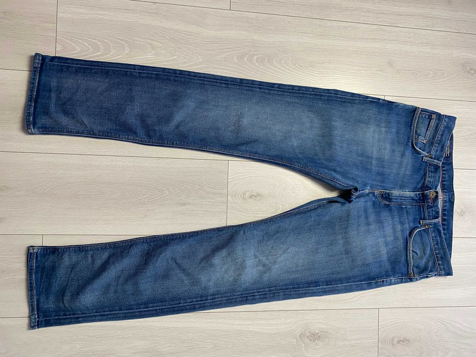 TOMMY HILFIGER r.34/34 oryginalne spodnie jeansowe męskie
