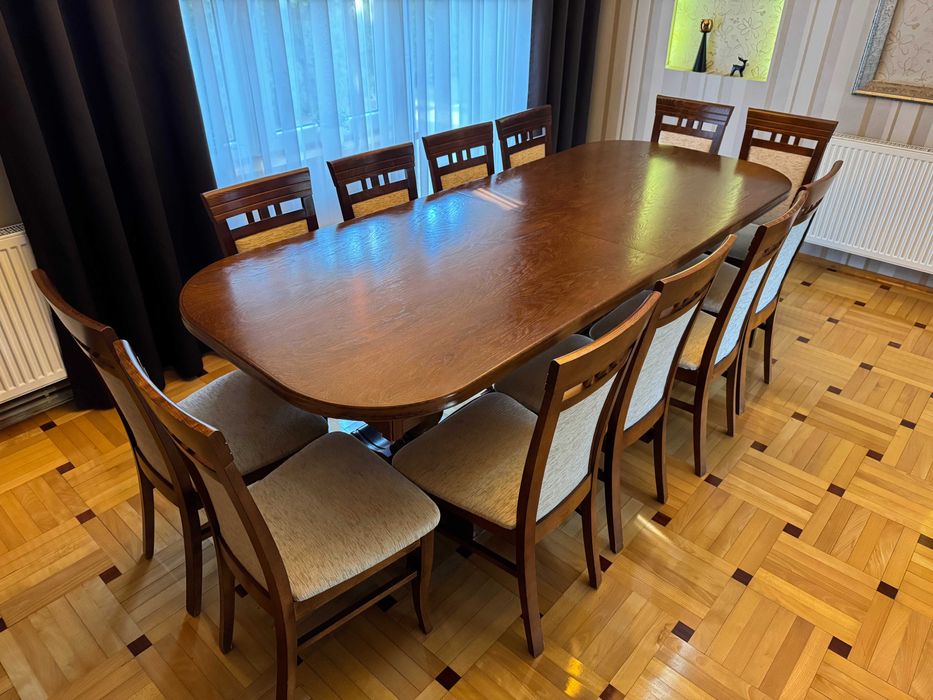 Komplet Mebli do Salonu: Skóra, Drewno | Możliwość kupna pojedynczo