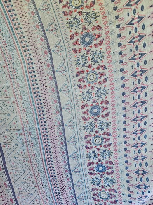 Шарф с принтом длинный