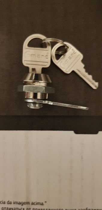 Canhão de segur. p/ porta blindada grade5 Cisa+fechadura cx correios