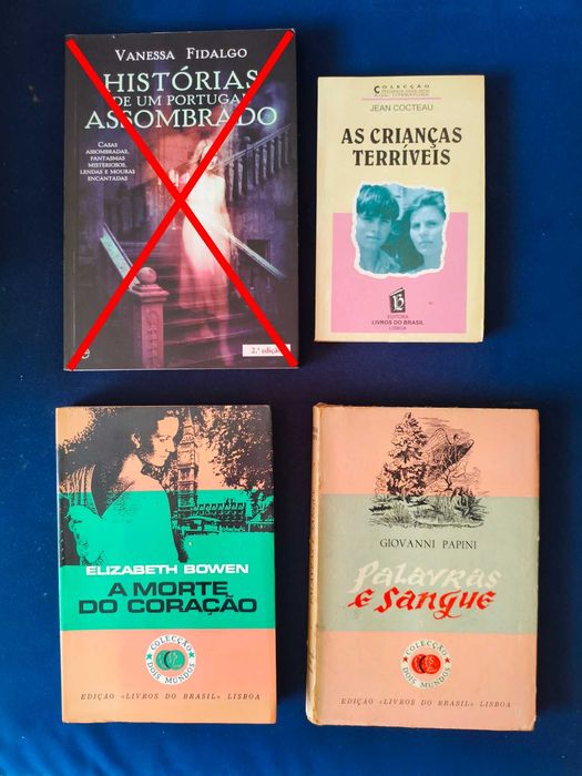 Lote 4 Livros Clássicos Literatura Coleção Dois Mundos e Mistério