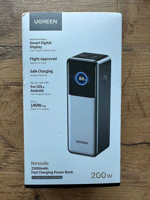 Потужні павербанки UGREEN Nexode 200W / 300W для ноутбука і смартфона