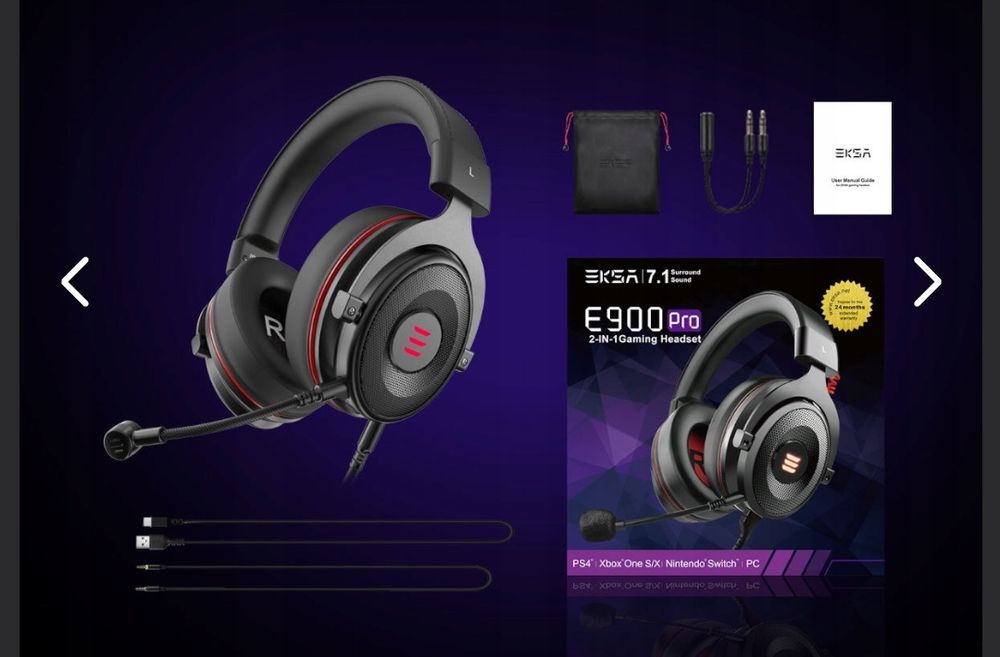 Новые наушники eksa e900 pro