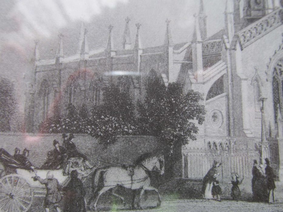 Staloryt Stary Czarn-Biały - St John’s Church Richmond - 1840 - anglia