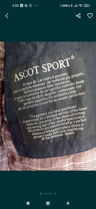Parka homem Ascot Sport