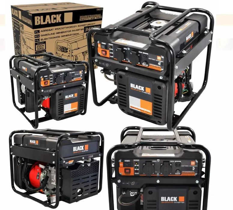 Генератор інверторний бензиновий 230 В, 3.4 кВт, 5.5 к.с.