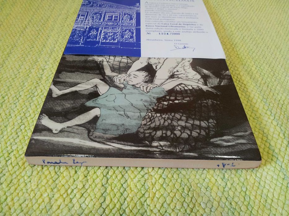 Paula Rego "Sereia Afogando Menina" com certificado - Viúva Lamego