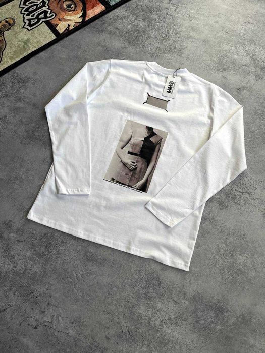 Оверсайз лонгслів Maison Margiela | Лонг Мейсон Маржела с бирками