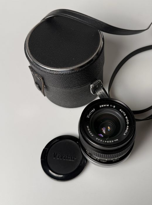 Vivitar 28/2 auto wide-angle байонет canon fd