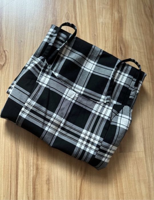 Sukienka na ramiączkach w kratę rozmiar S 36