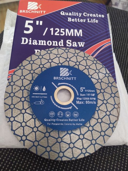 Алмазний диск для різання та шліфування під кутом 45