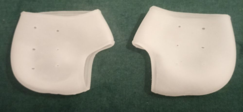 Wkładki żelowe osłony na spękane pięty skarpetki  5 par