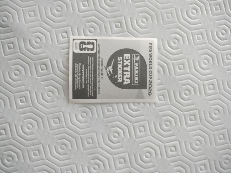 Cromo panini-extra stickers