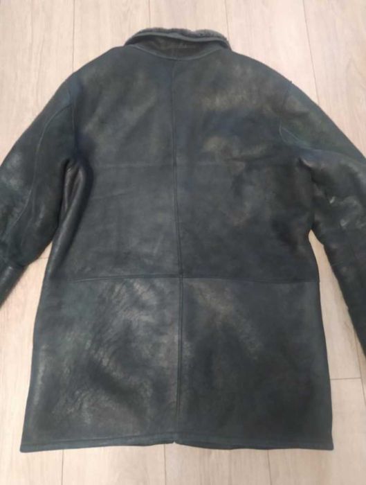 Чоловіча шкіряна дублянка