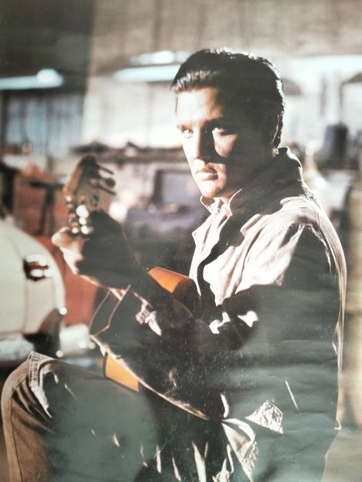 Antigo poster Elvis Presley