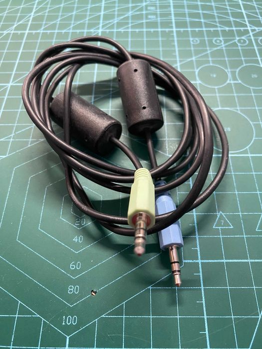 Kabel audio AUX Mini Jack 3.5mm - 3.5mm | Z filtrami ferrytowymi