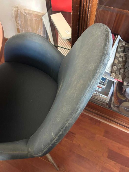 Conjunto de 6 Cadeiras em napele azul