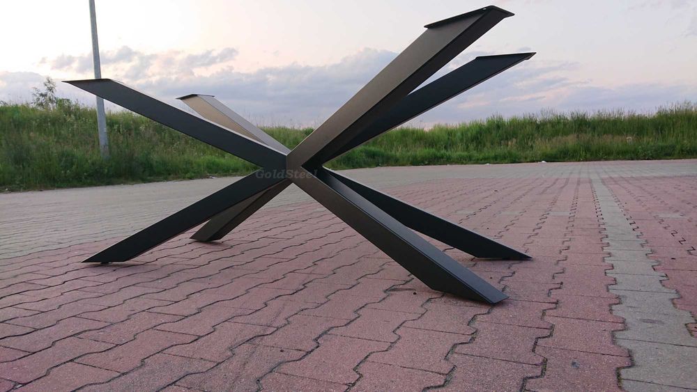 cena 630 STÓŁ PAJĄK Nowoczesne NOGI podstawa metalowa LOFT stelaż noga