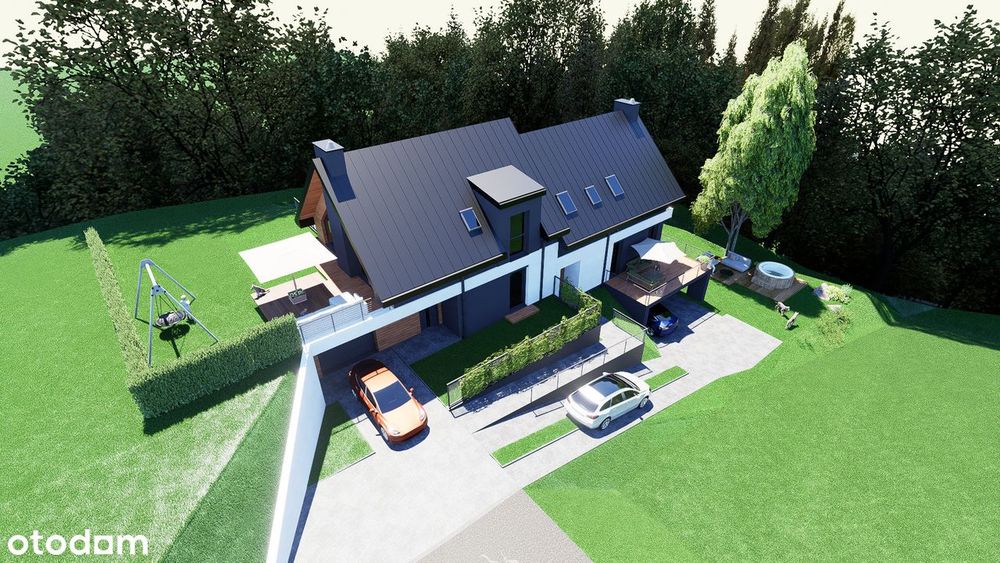 Węgrzce gm. zielonki , nowy nowwoczesny bliźniak w pięknej okolicy