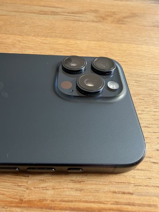 iPhone 15 pro max [256 GB] Niebieski Blue Titanium - Bat 87% - Gwarancja 12 MC - Pudełko - Faktura