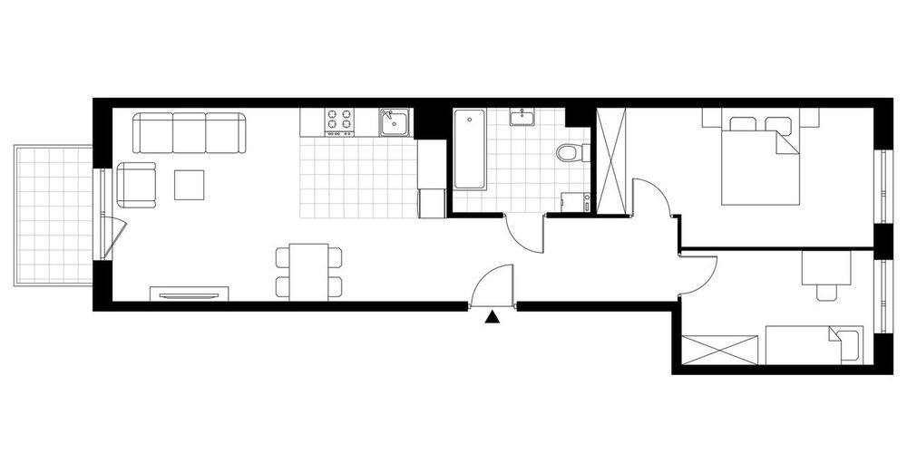 3-pokojowe mieszkanie 65m2 + balkon