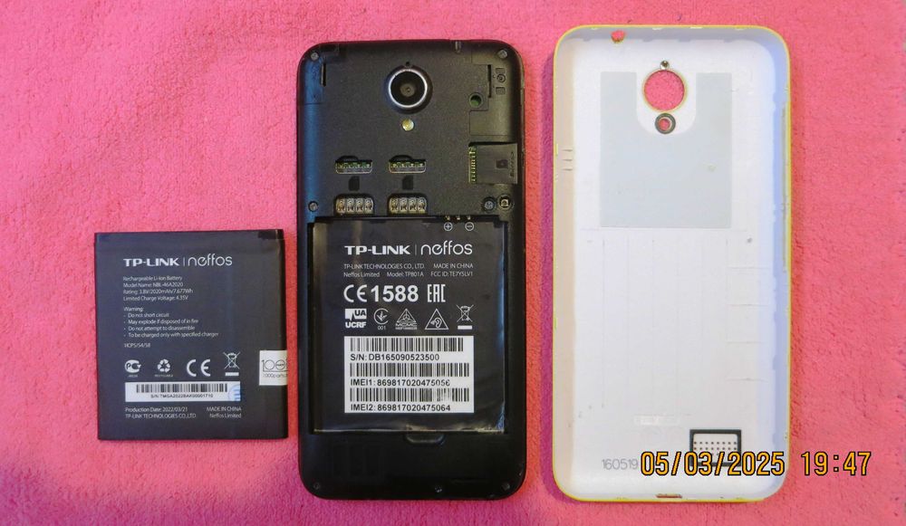Смартфон TP-Link Neffos Y5L TP801A с новой АКБ