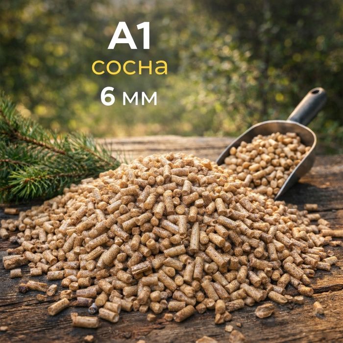 Пелеты топливные Пелети паливні пелети  сосна Пелети для опалення 0.6
