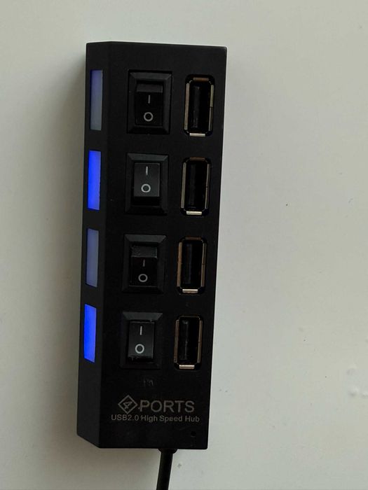Rozdzielacz 4 Portów USB 2.0 High Speed Hub