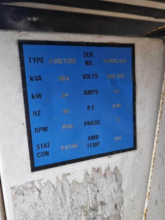 Agregat 24kW uszkodzony