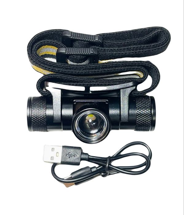 Налобный фонарь SOLOLANDOR H11 (аналог D20) линза Zoom USB