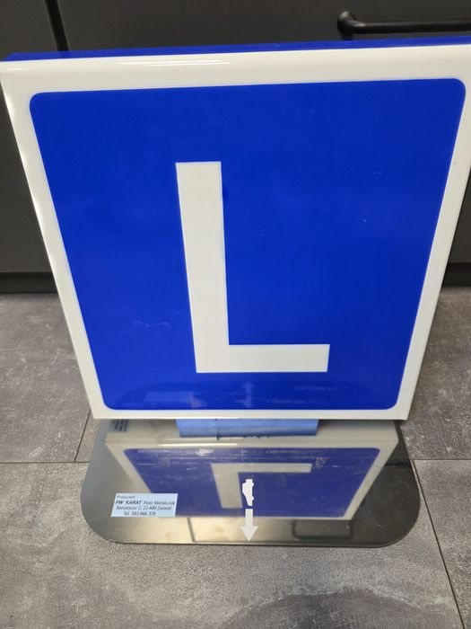 plafon L Elka do nauki jazdy