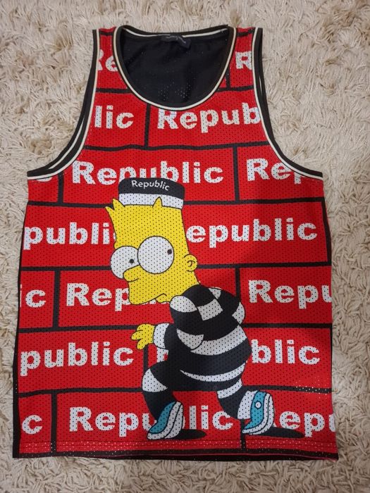 Пляжна майка-сітка від Republic Fashion (розмір S, принт Барт Сімпсон)