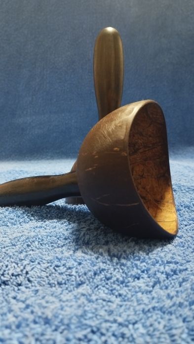 Масажні радіусні кокосові чаши з ручкою