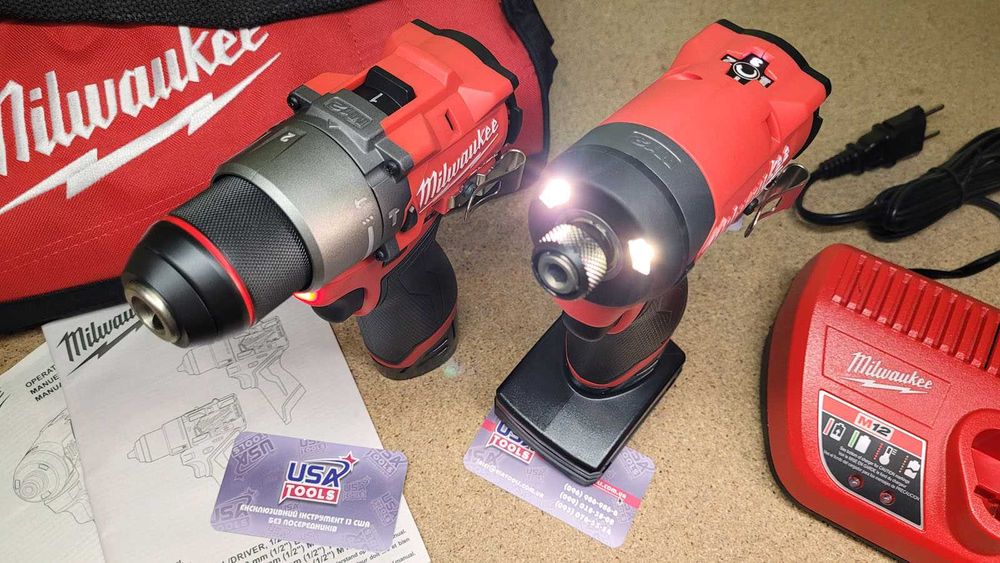 Набір безщітковий шурупокрутів 3rd Gen Fuel M12 Milwaukee 3497-22