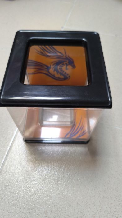 Aquário com utensílios