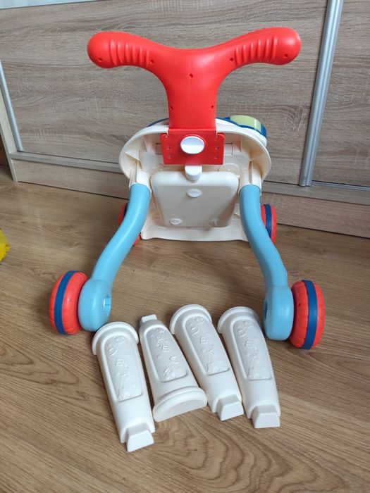 Wielofunkcyjny Chodzik Pchacz Interaktywny Stolik Edukacyjny 3W1