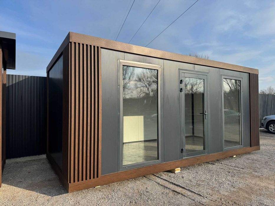 Domek ogrodowy 3x2 płyta PIR 120mm, kontener, stróżówka